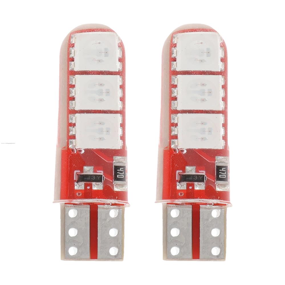 Foco Direccional Led T10 12V 6 Led Rojo PROMOTO PLATINO
