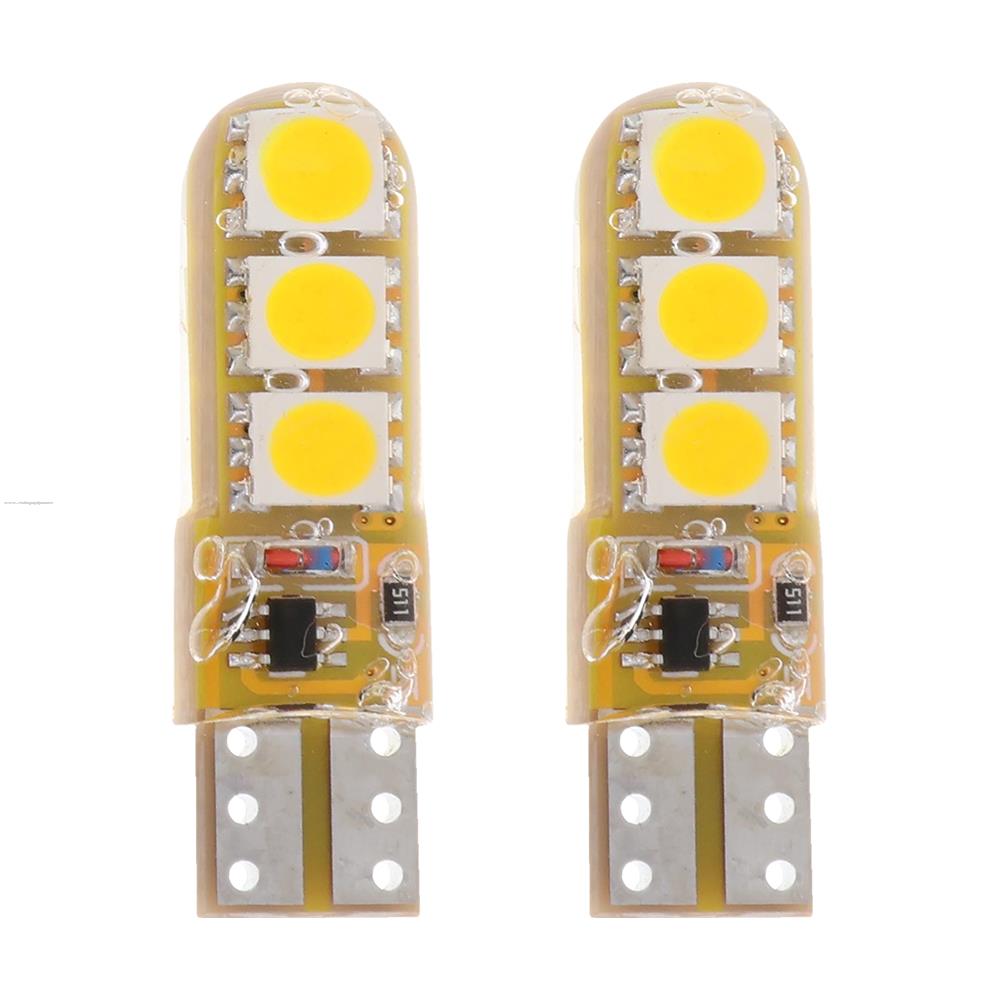 Foco Direccional Led T10 12V 6 Led Ambar PROMOTO PLATINO