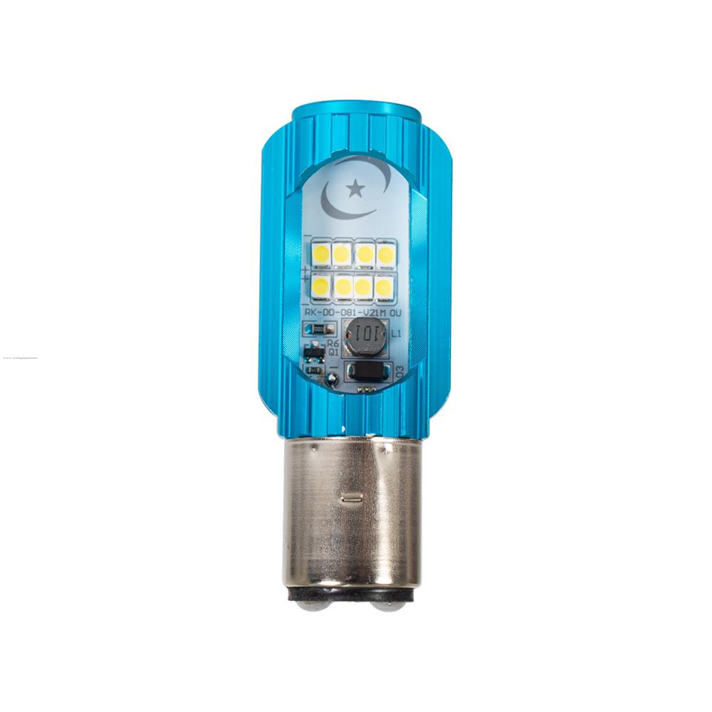 Foco Faro Delan Led BA20D Azul Led Smd 3030 PROMOTO