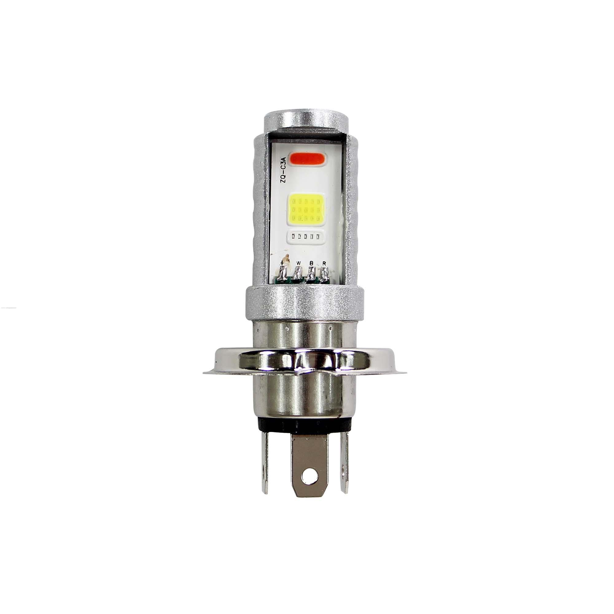 Foco Faro Delan Led H4 C/STROBO AZUL/AMBAR PROMOTO