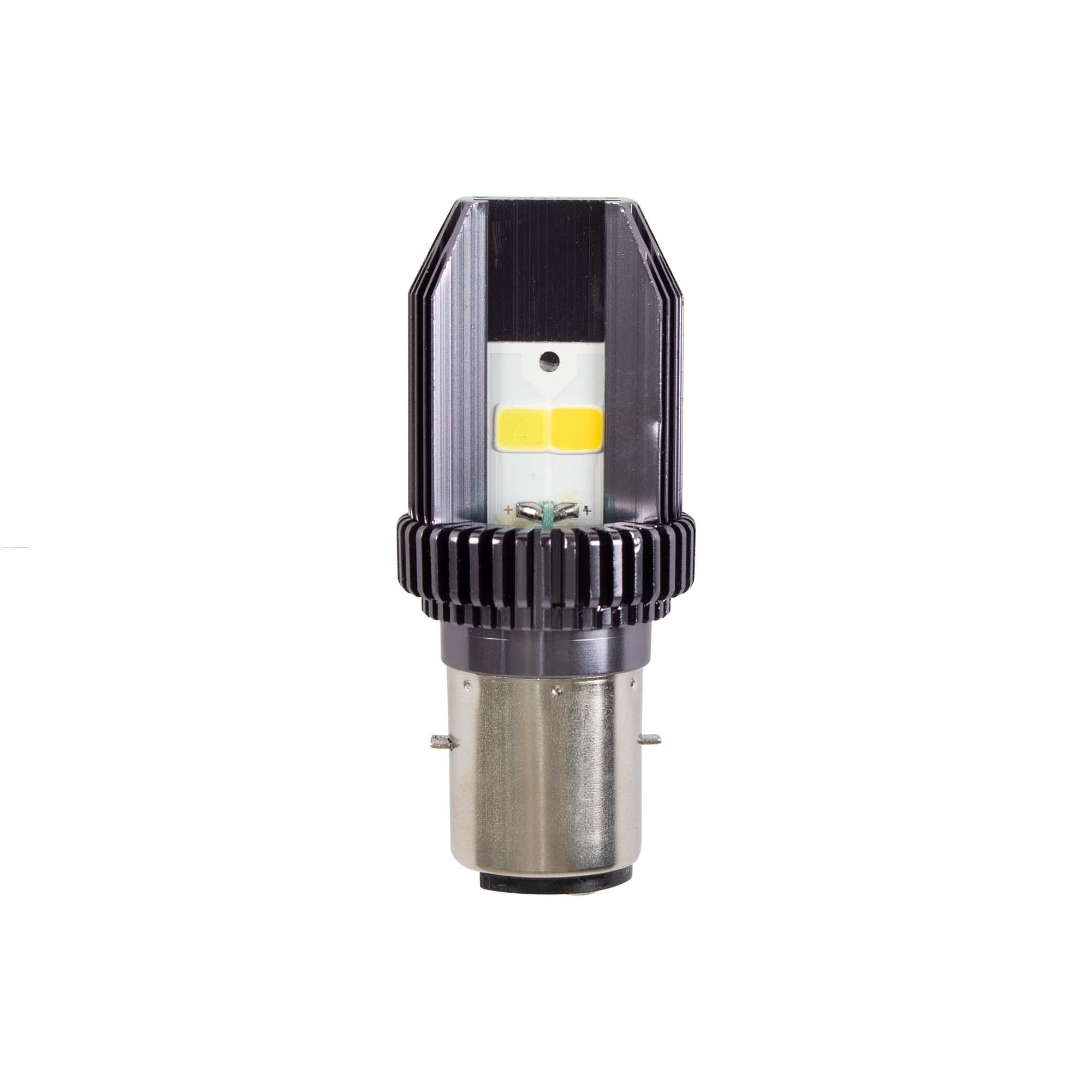 Foco Faro Delan Led BA20D Luz BLANCA/LUZ Amarilla PROMOTO