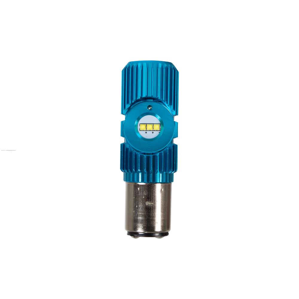 Foco Faro Delan Led BA20D Azul Promoto