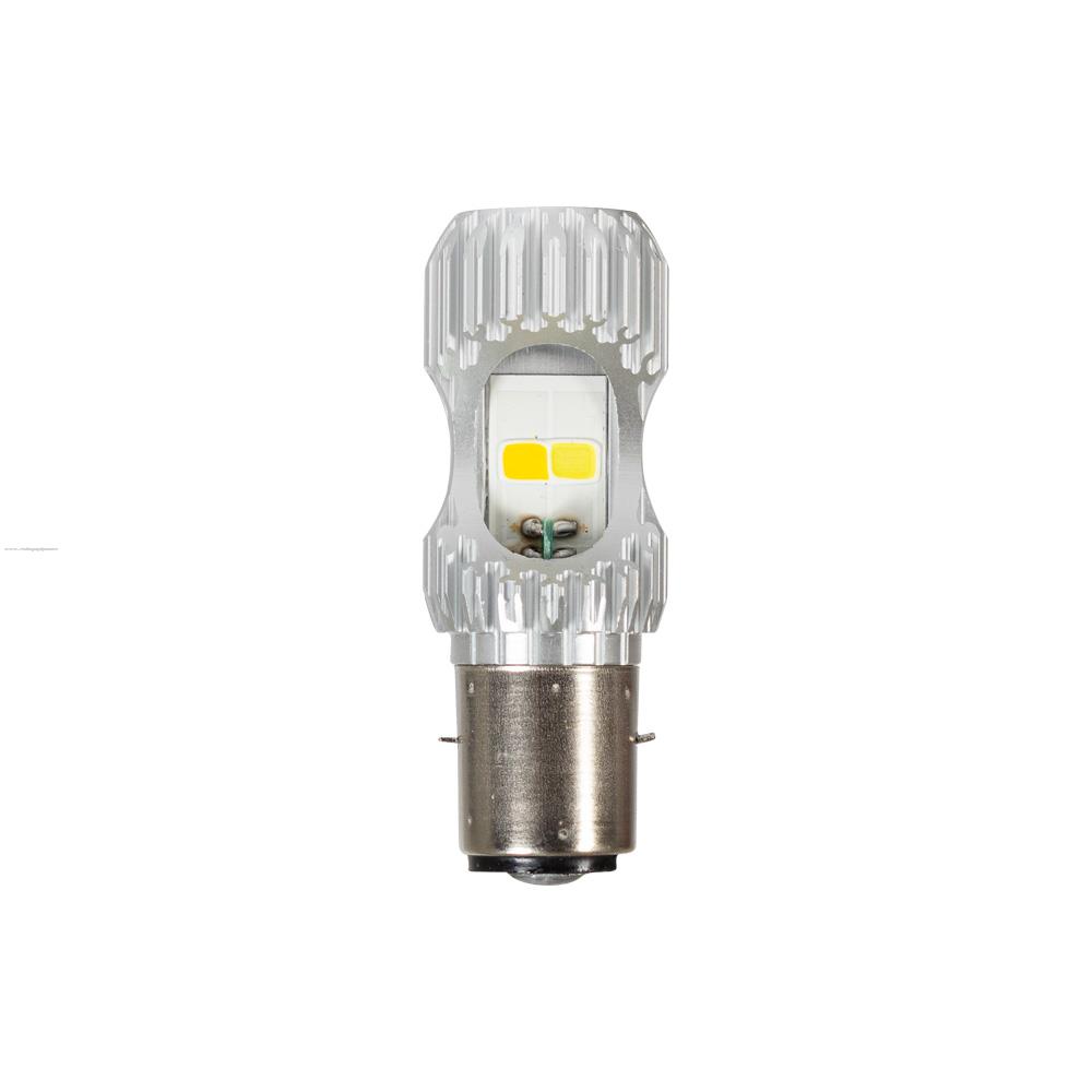 Foco Faro Delan Led BA20D Luz BLANCA/LUZ Amarilla PROMOTO