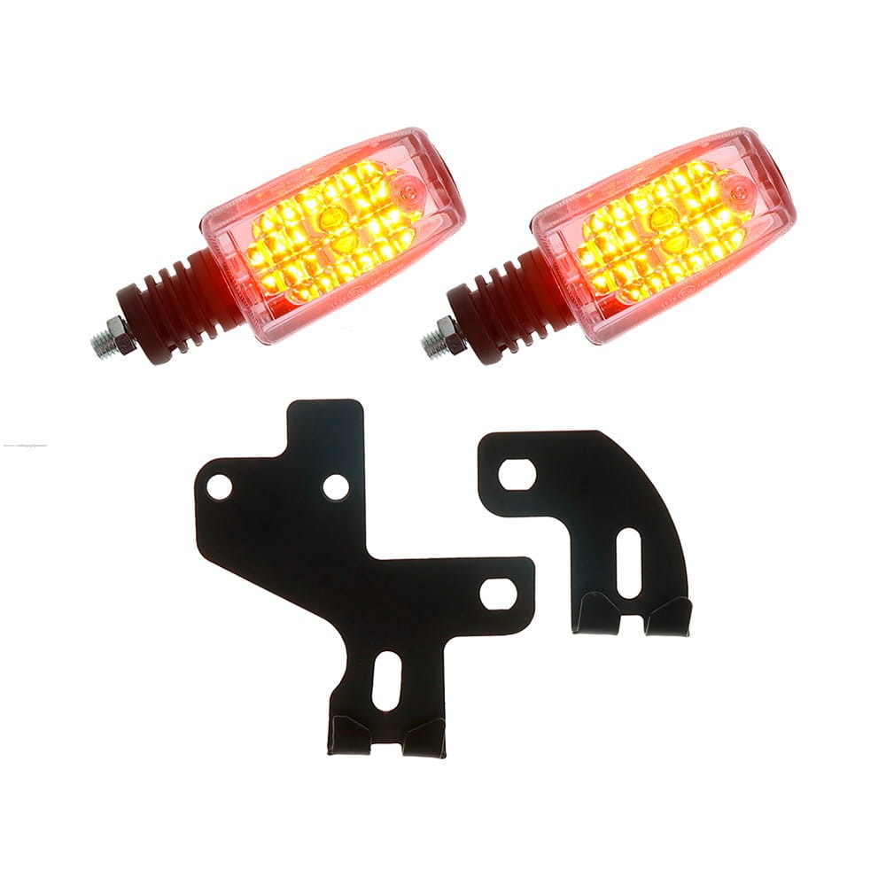 Par Direccionales Traseras P/ITALIKA FT150 Delivery Promoto DT125/SPORT/DT150 DELIVERY/FT125 ROJA/XFT125/GL150 Cargo