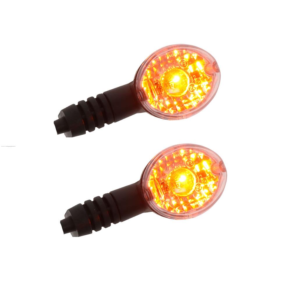 Par Direccionales Traseras P/ITALIKA DM150 Promoto Transparente