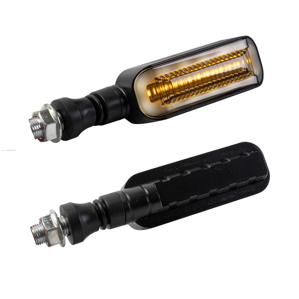 Par Direccionales P-36S Led Secuencial Luz AMBAR-BLANCO STALLION