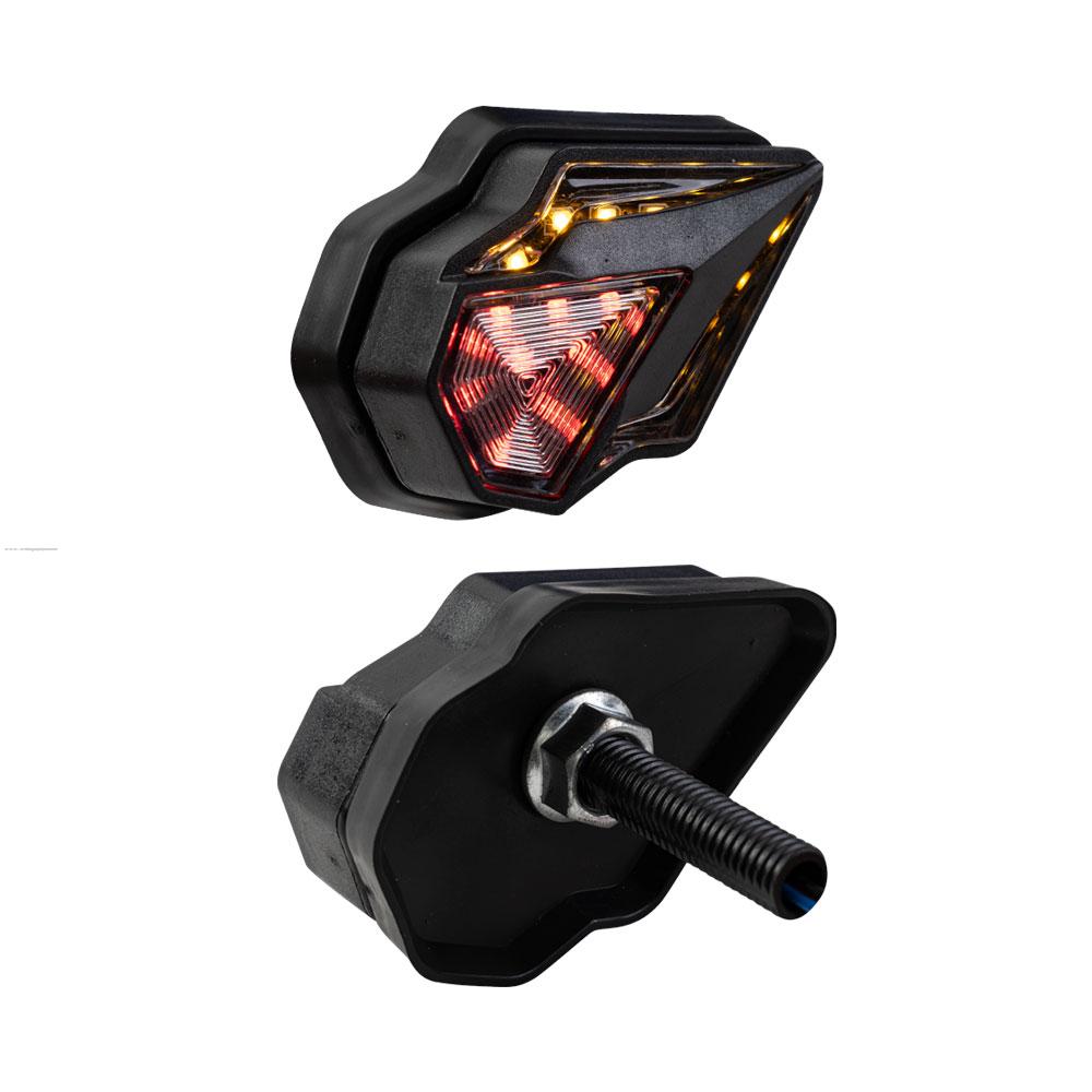 Par Direccionales P-42A Led Secuencial Luz ROJO-AMBAR STALLION