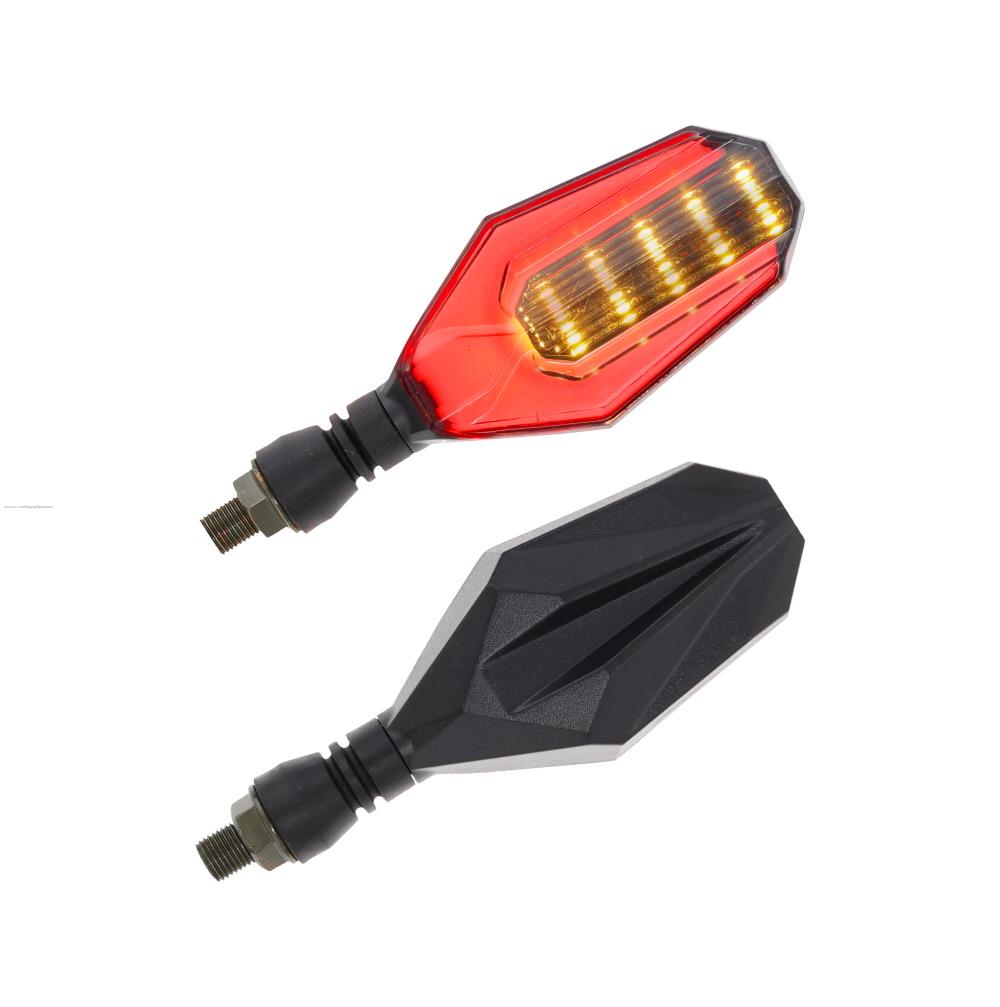 Par Direccionales Z-03S Led Secuencial Luz AMBAR-ROJO PROMOTO PLATINO