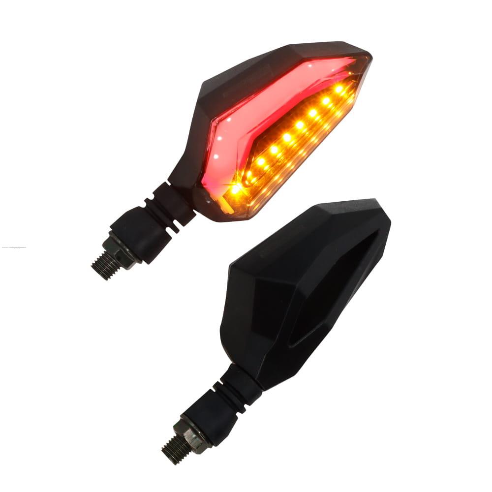 Par Direccionales Z-05 Led Luz AMBAR-ROJO PROMOTO PLATINO