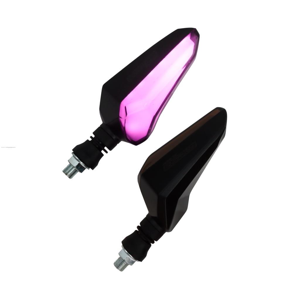 Par Direccionales Z-06 Led Luz AMBAR-AZUL PROMOTO PLATINO