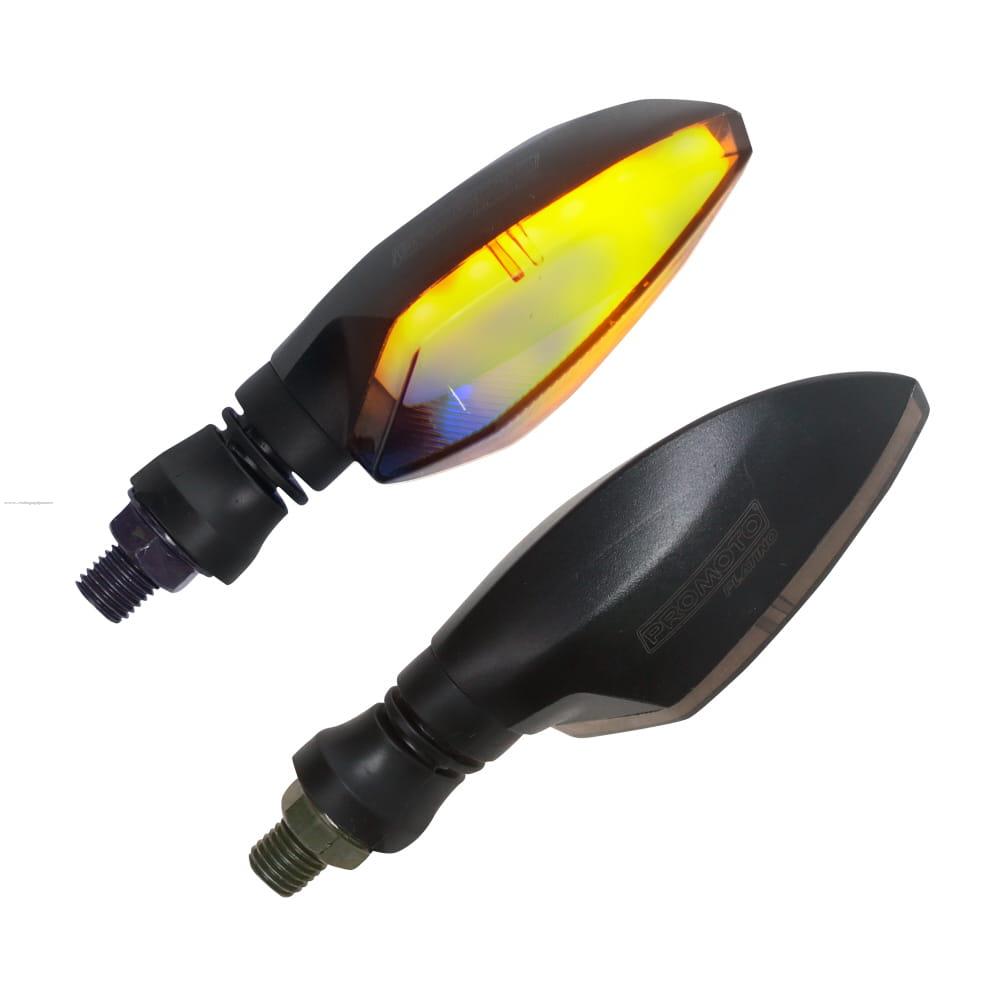 Par Direccionales Z-22 Led Secuencial Luz AMBAR-AZUL PROMOTO PLATINO