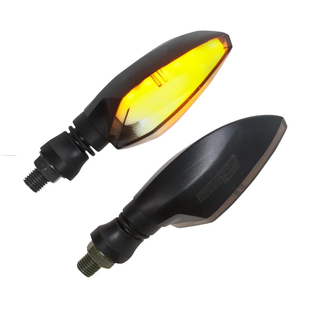 Par Direccionales Z-22 Led Secuencial Luz AMBAR-BLANCO PROMOTO PLATINO