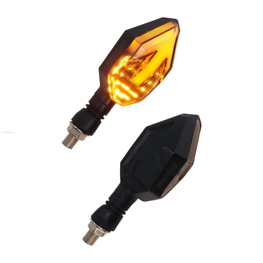 Par Direccionales Z-23S Led Secuencial Luz Ambar PROMOTO PLATINO