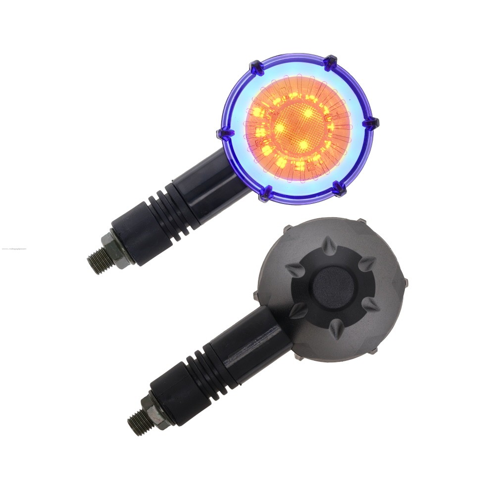 Par Direccionales Z-25 Led Luz AMBAR-AZUL PROMOTO PLATINO