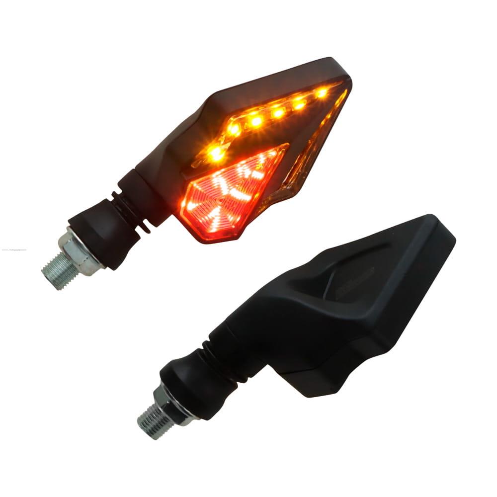 Par Direccionales Z-37 Led Secuencial Luz AMBAR-ROJO PROMOTO PLATINO