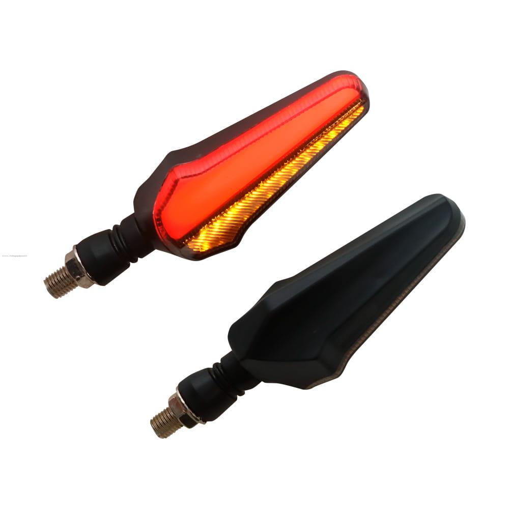 Par Direccionales Z-44 Led Secuencial Luz AMBAR-ROJO PROMOTO PLATINO