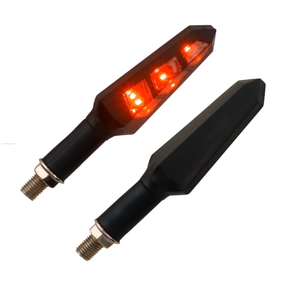 Par Direccionales Z-77 Led Luz Rojo PROMOTO PLATINO