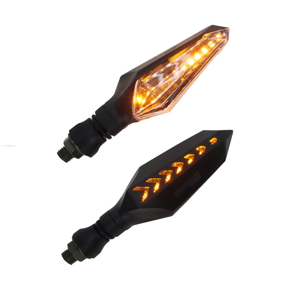 Par Direccionales Z-90 Led Secuencial Luz Ambar PROMOTO PLATINO