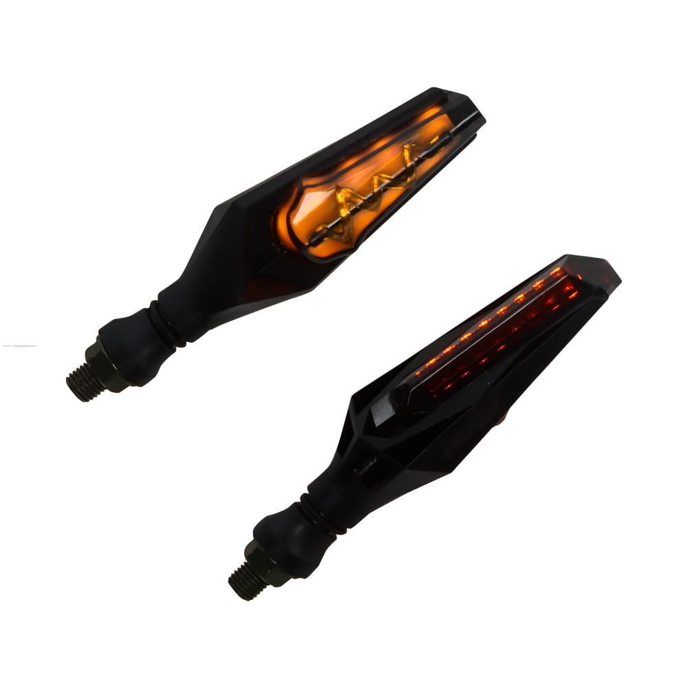 Par Direccionales Z-92 Led Secuencial Luz Ambar PROMOTO PLATINO