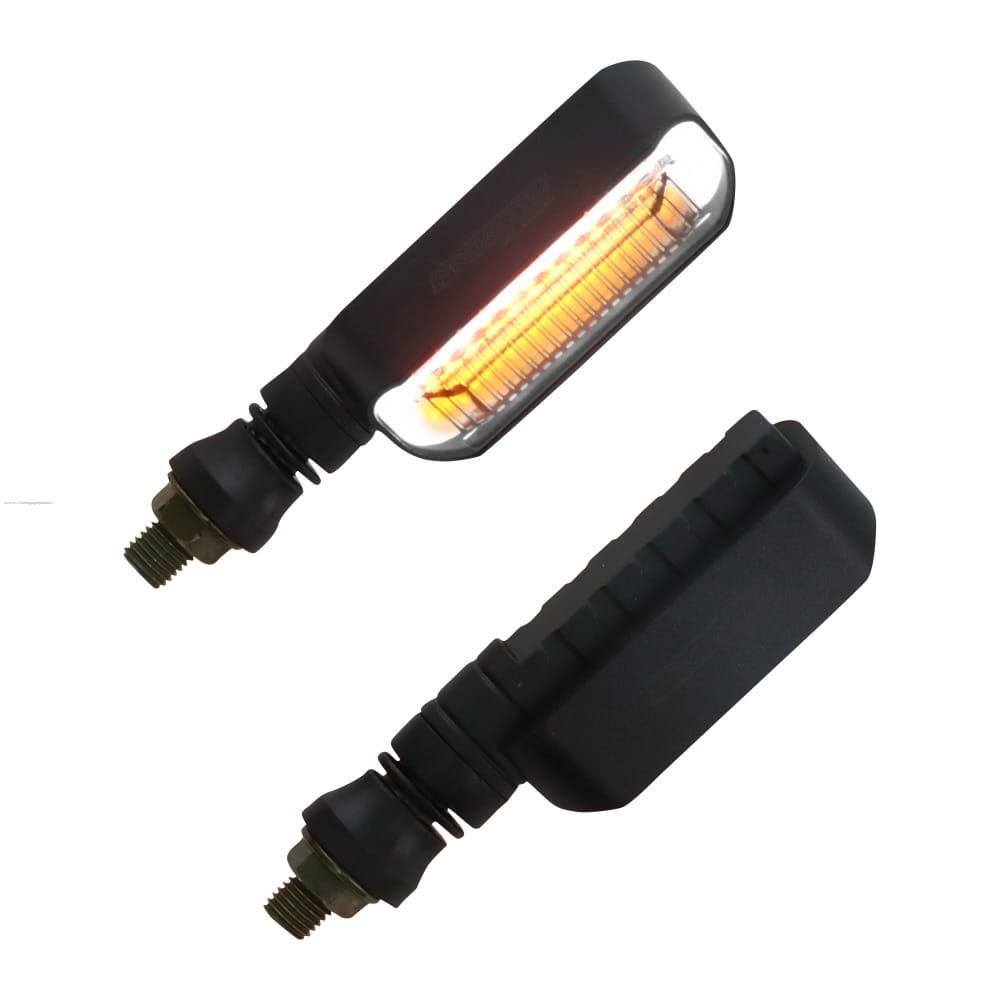 Par Direccionales Z-93 Led Secuencial Luz AMBAR-BLANCO PROMOTO PLATINO