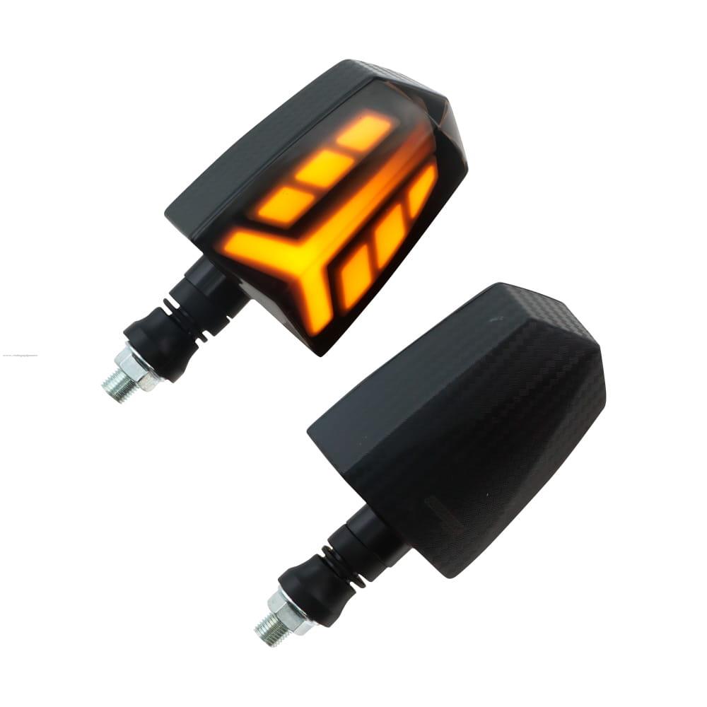 Par Direccionales Z-105 Led Secuencial Luz Ambar PROMOTO PLATINO