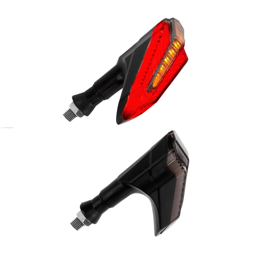 Par Direccionales Z-132 Led Secuencial Luz AMBAR-ROJO PROMOTO PLATINO