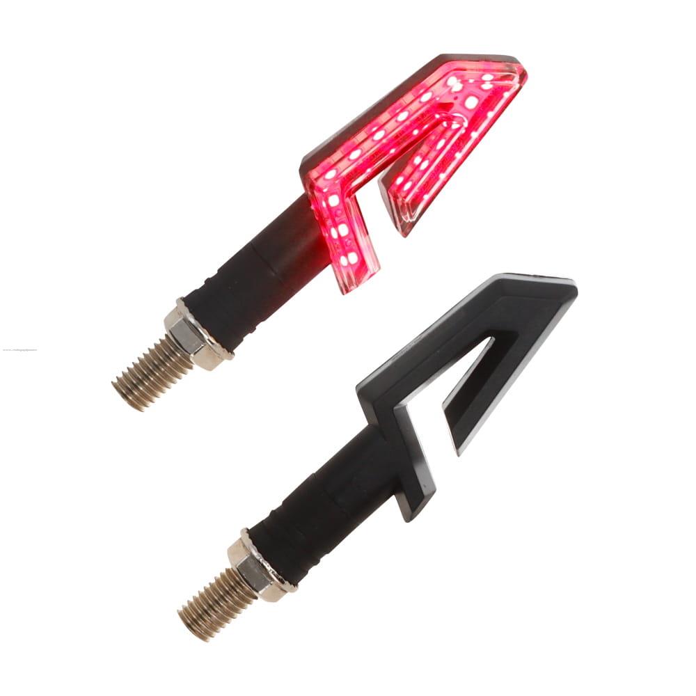 Par Direccionales Z-174 Led Secuencial Luz Rojo PROMOTO PLATINO