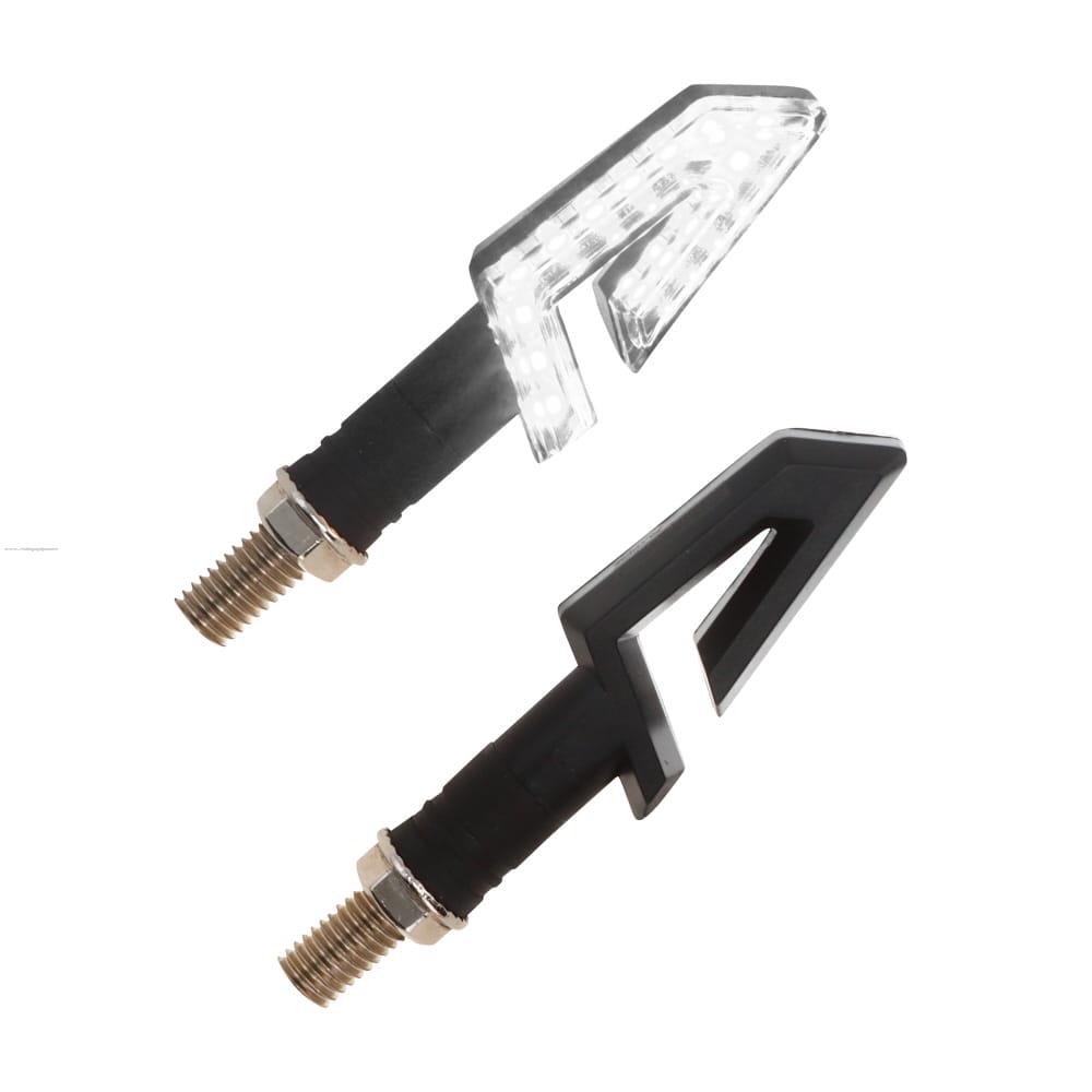 Par Direccionales Z-174 Led Secuencial Luz Blanco PROMOTO PLATINO