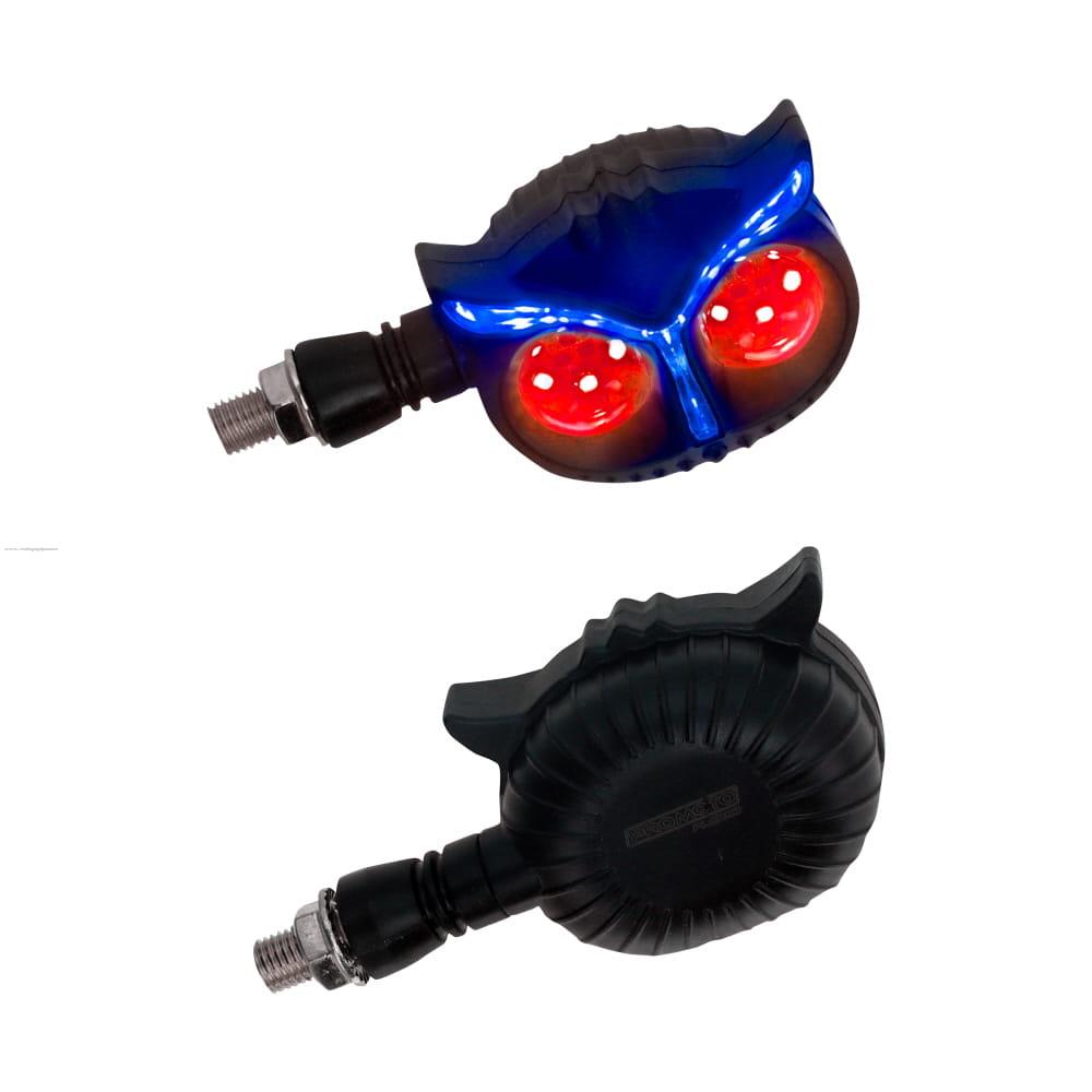 Par Direccionales Z-MS Led Secuencial AMBAR-AZUL PROMOTO PLATINO
