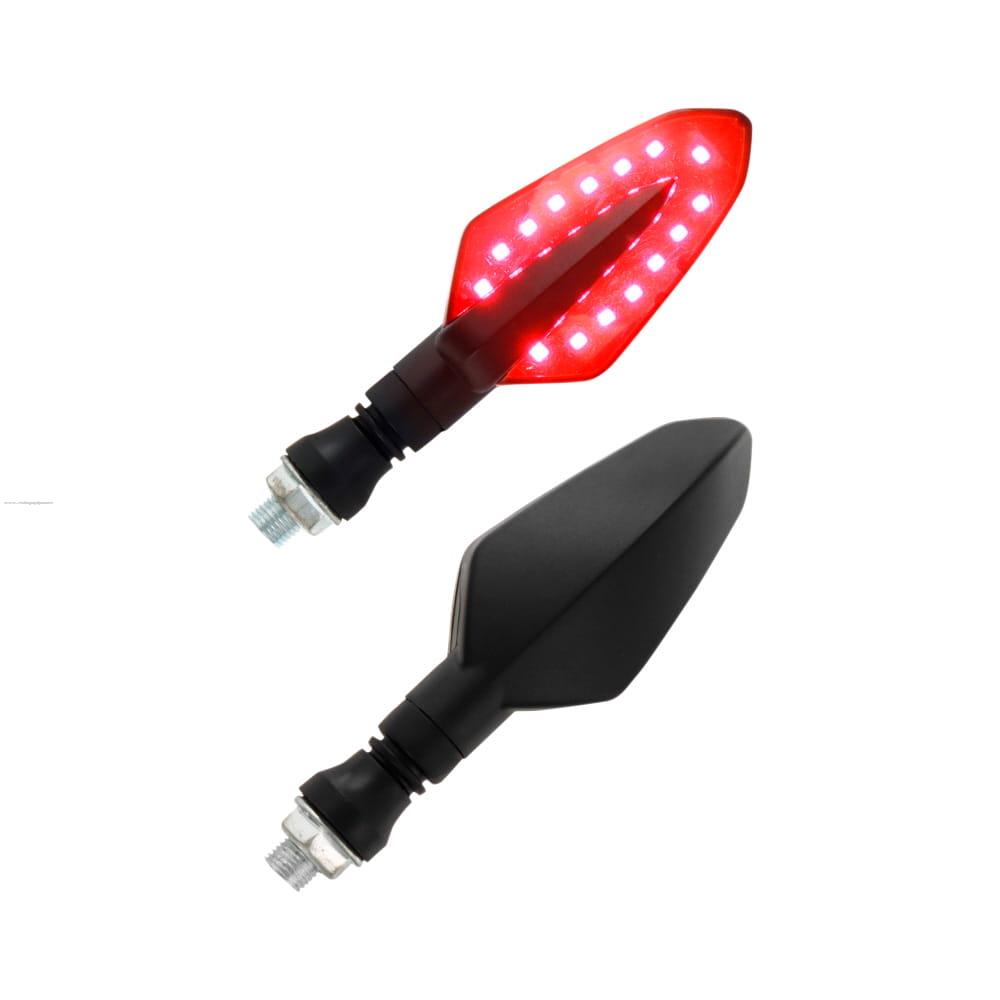 Par Direccionales Z-139 Led Secuencial Luz Rojo PROMOTO PLATINO