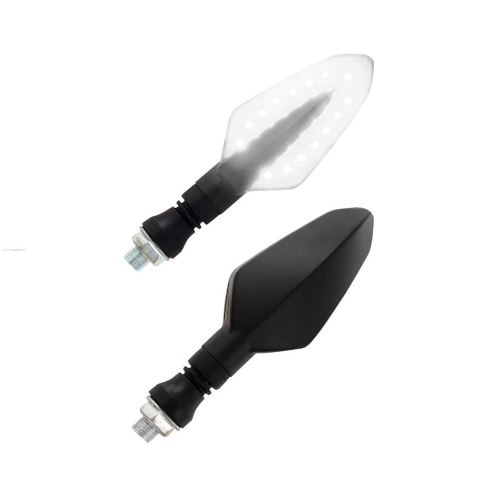 Par Direccionales Z-139 Led Secuencial Luz Blanco PROMOTO PLATINO