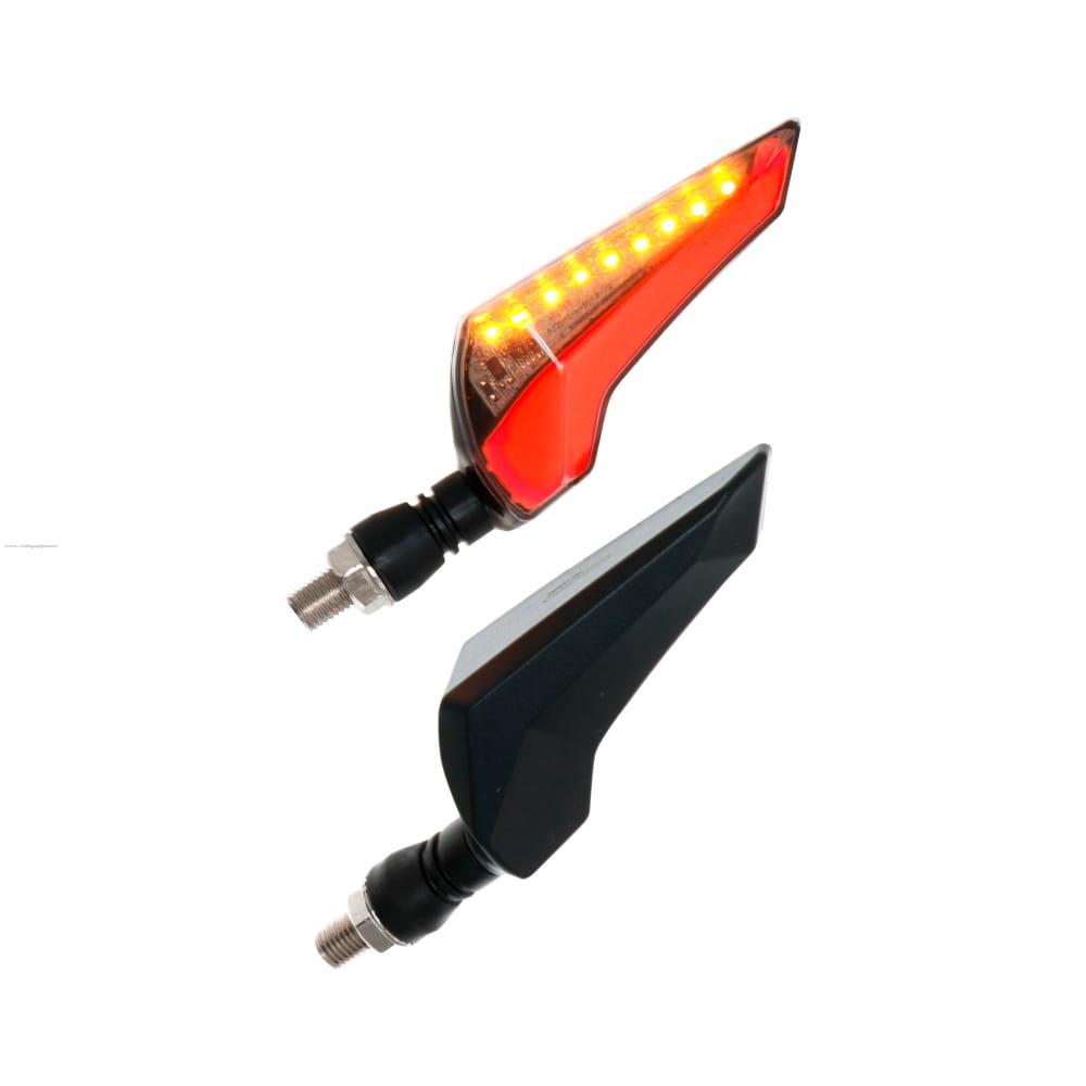 Par Direccionales Z-88 Led Secuencial Luz Rojo PROMOTO PLATINO