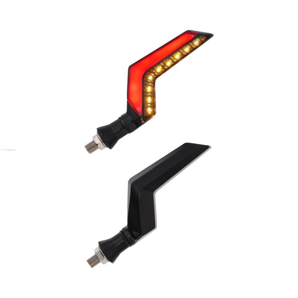 Par Direccionales Z-131 Led Secuencial Luz Rojo PROMOTO PLATINO