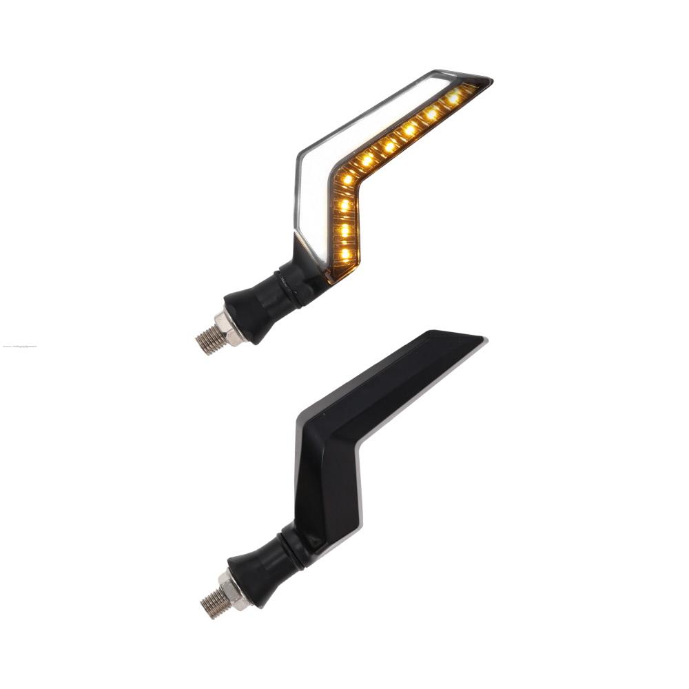 Par Direccionales Z-131 Led Secuencial Luz Blanco PROMOTO PLATINO