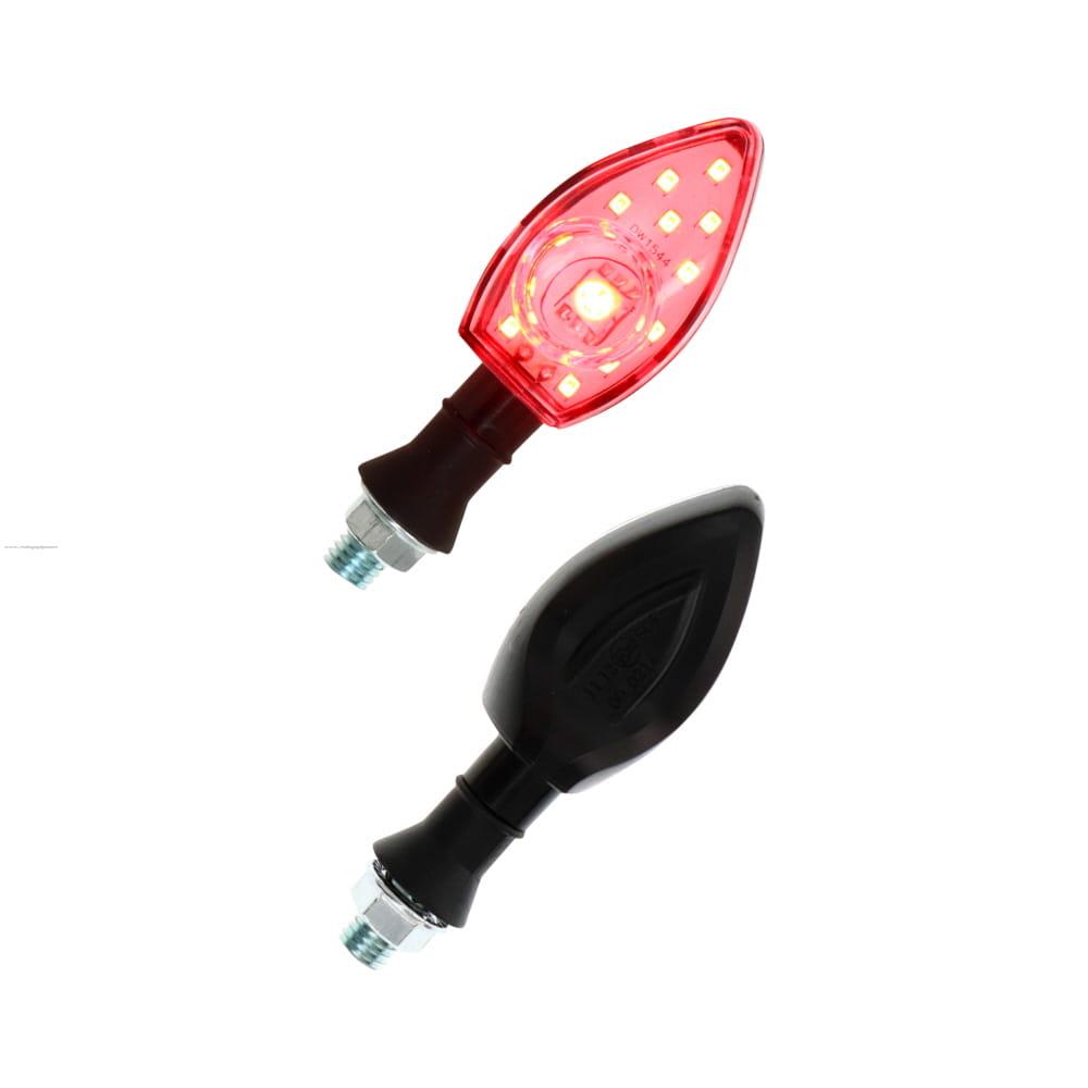 Par Direccionales Z-12 Led Secuencial Luz Rojo PROMOTO PLATINO