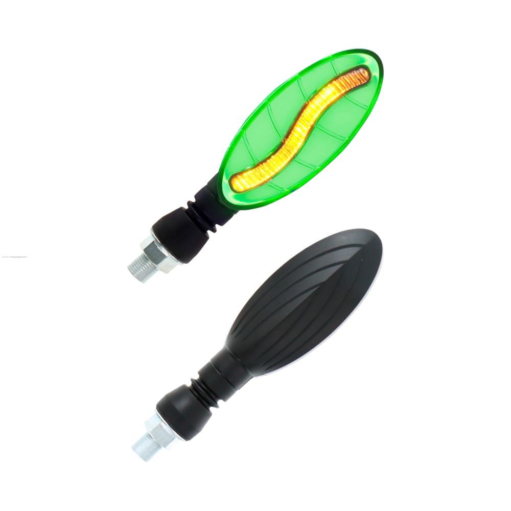 Par Direccionales Z-27 Led Secuencial Luz AMBAR-VERDE PROMOTO PLATINO
