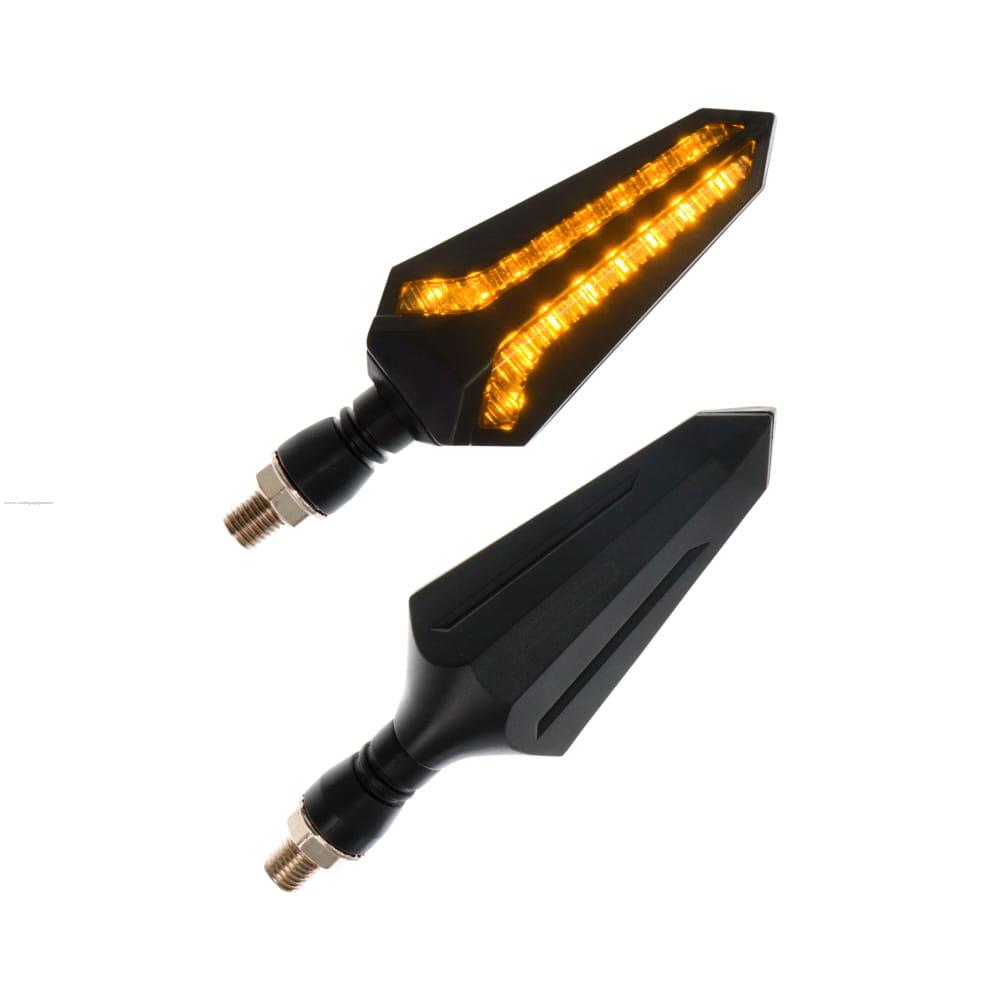 Par Direccionales Z-28 Led Secuencial Luz Ambar PROMOTO PLATINO