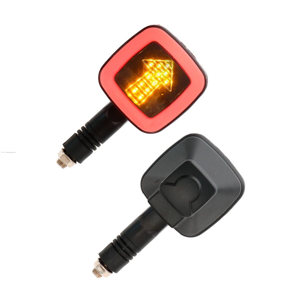 Par Direccionales Z-30 Led Secuencial Luz AMBAR-ROJO PROMOTO PLATINO