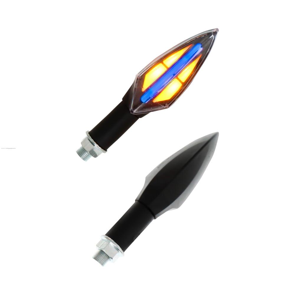 Par Direccionales Z-40 Led Luz Azul PROMOTO PLATINO