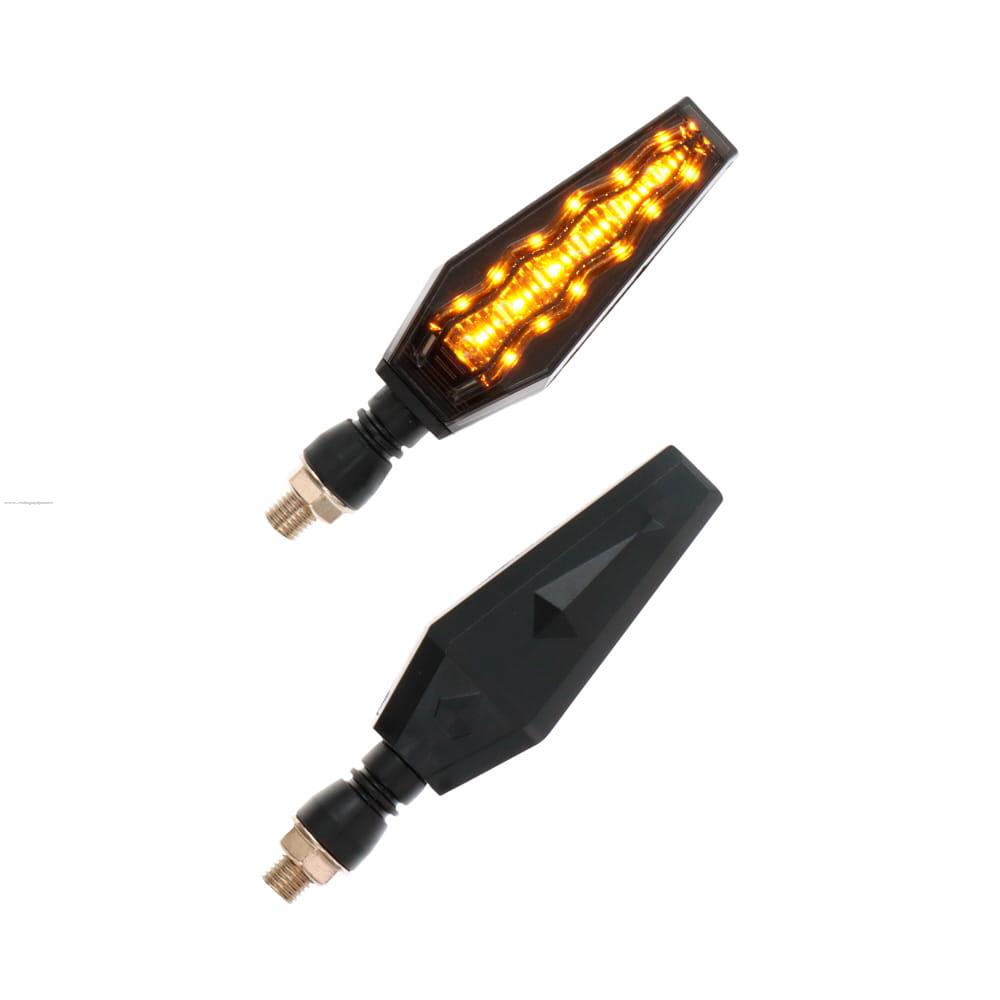 Par Direccionales Z-65 Led Secuencial Luz Ambar PROMOTO PLATINO