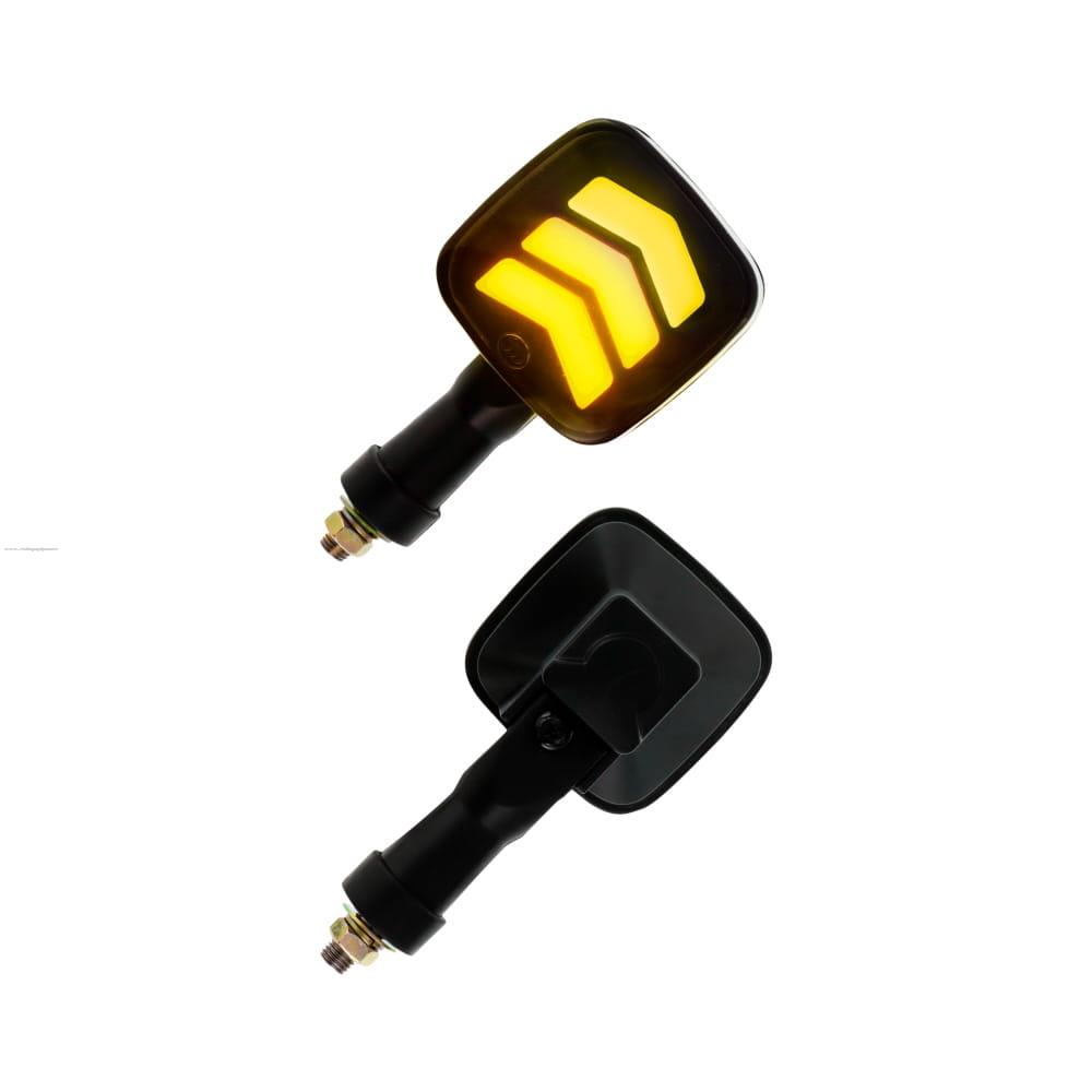 Par Direccionales Z-66 Led Secuencial Luz Ambar PROMOTO PLATINO