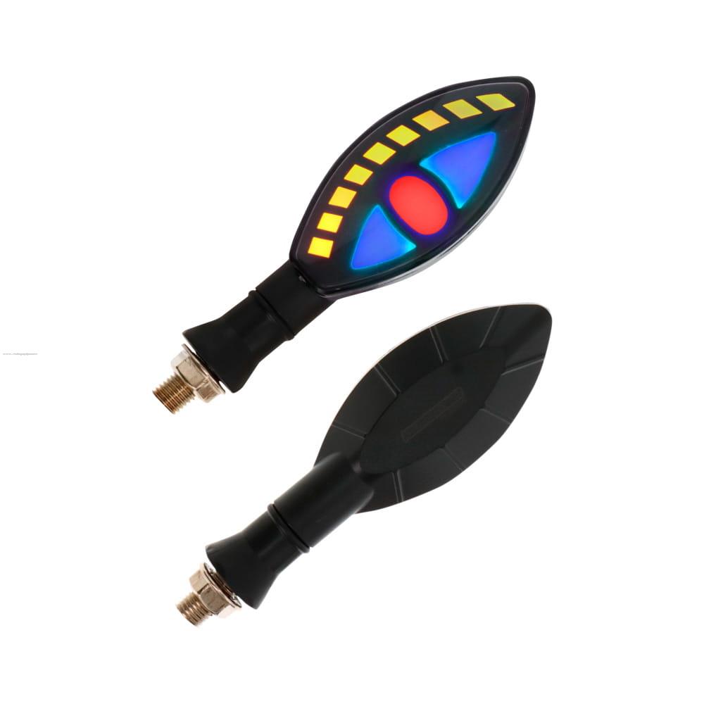 Par Direccionales Z-203 Led Secuencial Luz AMBAR-ROJO PROMOTO PLATINO