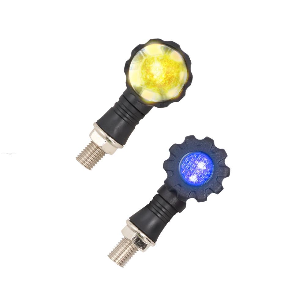 Par Direccionales Z-210 Led Luz AMBAR/AZUL PROMOTO PLATINO