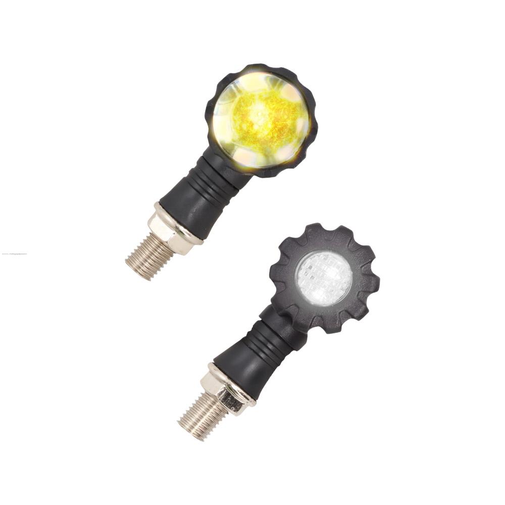 Par Direccionales Z-210 Led Luz AMBAR/BLANCO PROMOTO PLATINO
