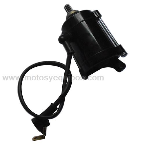 Motor Arranque Italika FT150 GT (NEGRO) /DT125 CLASICA/DT125 DELIVERY/SPORT/DT150 SPORT/RC150/GT Promoto /DT125 CLASICA/DT125 DELIVERY/SPORT/DT150 SPORT/RC150/GT