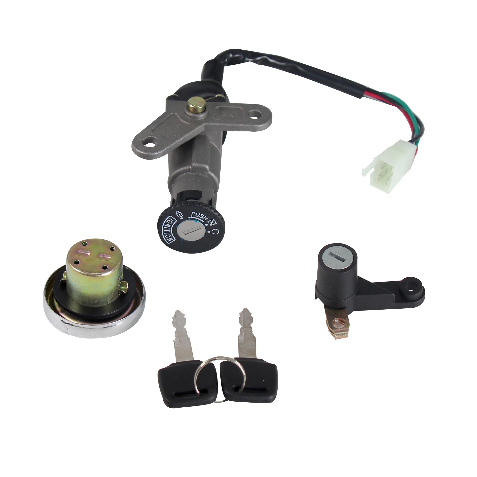 Interruptor Llave Encendido Italika AT110 Sport Completo RIALLI