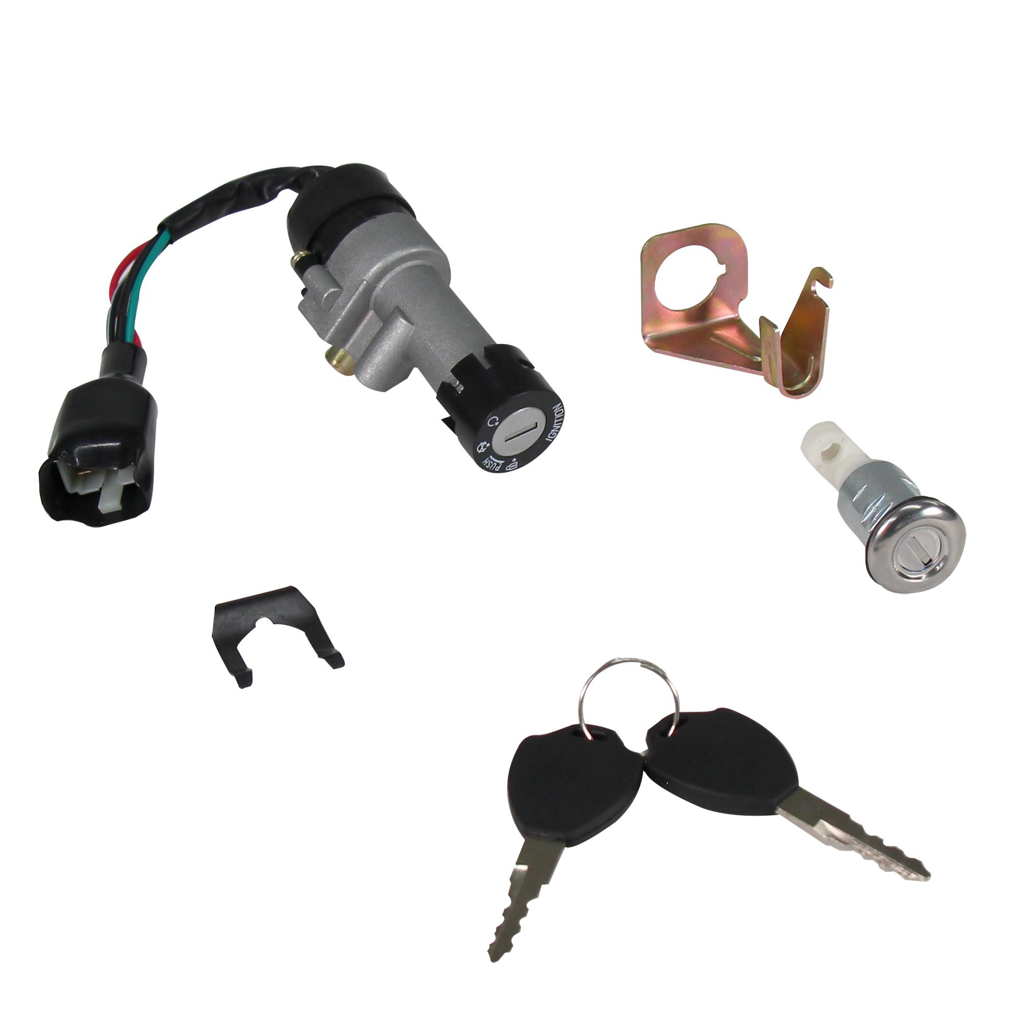 Interruptor Llave Encendido Italika AT125 Completo PROMOTO