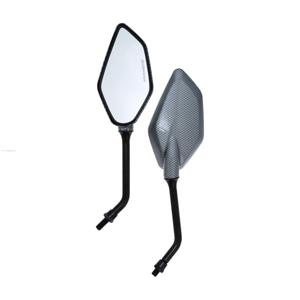 Juego Espejos PROMOTO P-32 Universal Carbon