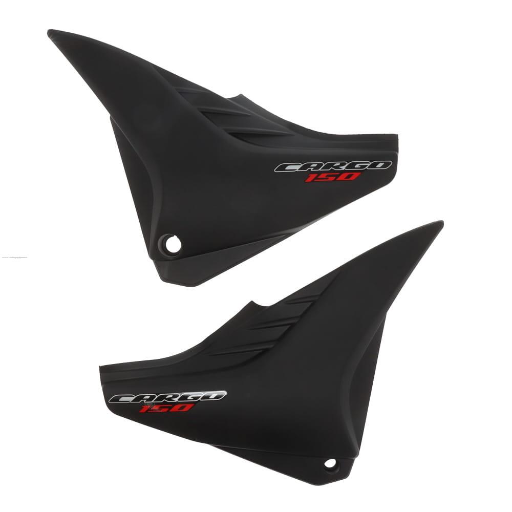 Juego Cubierta Lateral PROMOTO DER/IZQ P/HONDA GL150 Cargo Negro