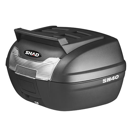 Baul Trasero Motocicleta Shad SH40 D0B40199 Cargo Negro